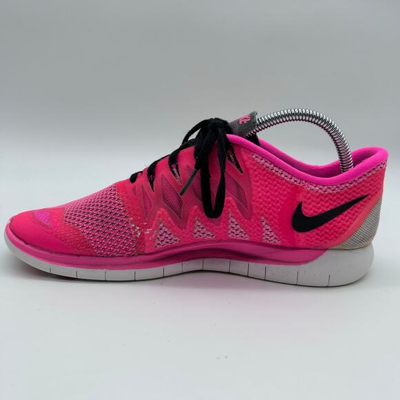 Nike Free 5.0 Running Shoes Women's 10 Pink Athletic Running Walking Sneakers - Picture 2 of 8